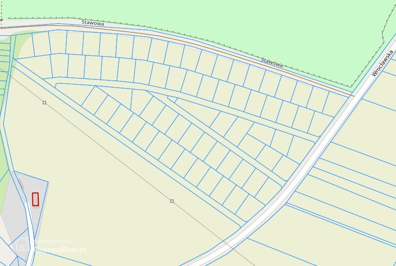Działka pod osiedle 140 domów – 8,5 ha, - 15 minut od Wrocławia - Pierwoszów — zdjęcie 2 z 3
