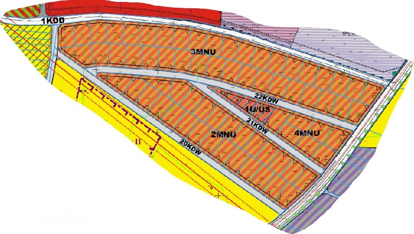 Działka pod osiedle 140 domów – 8,5 ha, - 15 minut od Wrocławia - Pierwoszów — zdjęcie 3 z 3